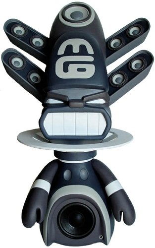 Minigod - MG1 Brazil Midnight  figure by Marka27, produced by Bic Plastics. Front view.