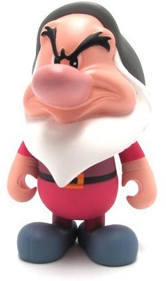 Grumpy figure by Disney, produced by Mindstyle. Front view.