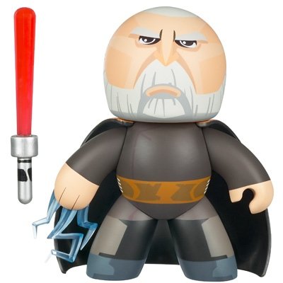 Count Dooku figure, produced by Hasbro. Front view.