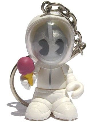 Cosmonaut figure, produced by Kidrobot. Front view.