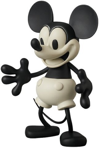 Mickey Mouse Plain Crazy - VCD No.182 figure by Disney, produced by Medicom Toy. Front view.