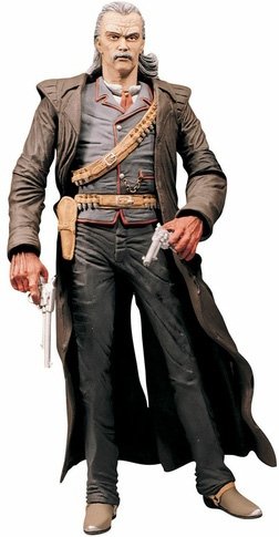 Revolver Ocelot figure by Todd Mcfarlane, produced by Mcfarlane Toys. Front view.