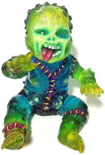 AutopsyBabies Gergle figure by Topheroy, produced by Miscreation Toys. Front view.