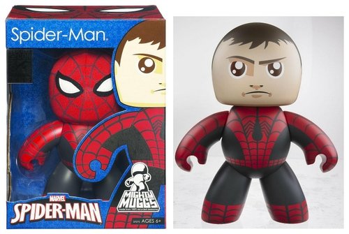 Spider-Man (Removable Mask) figure, produced by Hasbro. Front view.