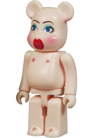 BWWT SSUR Be@rbrick 100% figure by Ssur, produced by Medicom Toy. Front view.