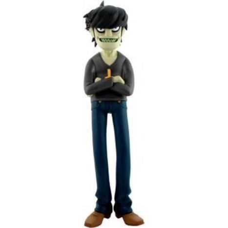 murdoc figure by Jamie Hewlett, produced by Kidrobot. Front view.