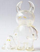 Uamou & Boo - Happy Clear figure by Ayako Takagi, produced by Uamou. Front view.