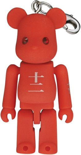 December Birthday Be@rbrick 70% figure, produced by Medicom Toy. Front view.
