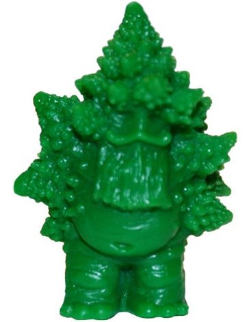 Leafy Green Brocotal figure by George Gaspar, produced by October Toys. Front view.