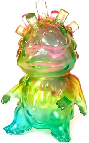 Smoking Star - Rainbow figure by Killer J, produced by Killer J. Front view.