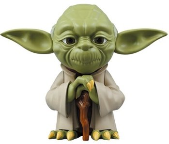 Yoda - VCD Special No.133 figure by H8Graphix, produced by Medicom Toy. Front view.
