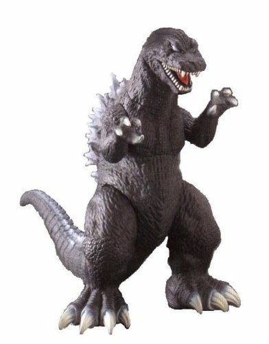 2002 GMK Godzilla figure, produced by Bandai. Front view.
