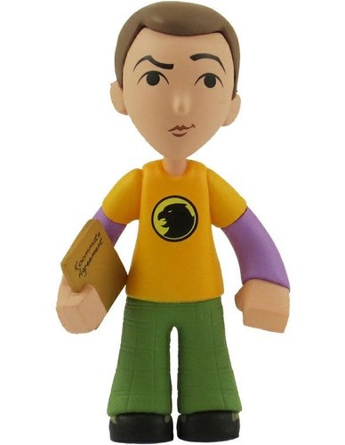 The Big Bang Theory Mystery Minis 2 - Sheldon Cooper (Hawkman) figure by Funko, produced by Funko. Front view.