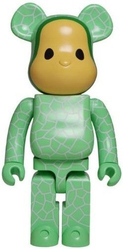 Melon Be@rbrick 1000%  figure by LeviS X Clot, produced by Medicom Toy. Front view.