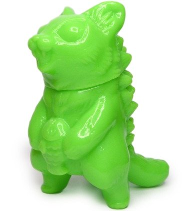 Green Micro Negora figure by Konatsu X Max Toy Co., produced by Max Toy Co.. Front view.