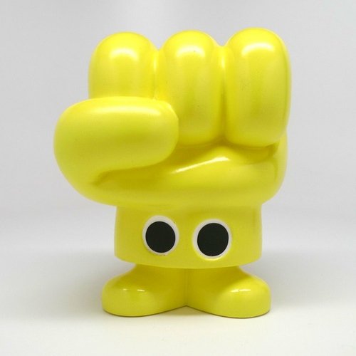 Mood Palmer - Yellow - Hand Painted figure by Superdeux, produced by Bigshot Toyworks. Front view.