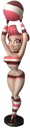 Neopolitan Morsel  figure by Gary Ham, produced by Pretty In Plastic. Front view.