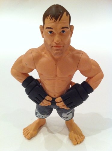 Matt Hughes figure, produced by Round 5. Front view.