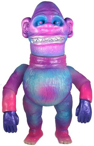 Purple Monkey Dishwasher figure by Nebulon5. Front view.
