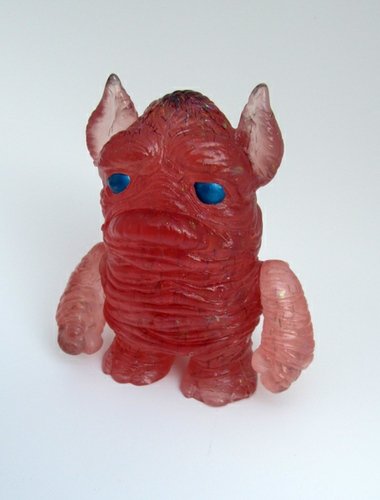 The Squonk - Red figure by Motorbot, produced by Deadbear Studios. Front view.