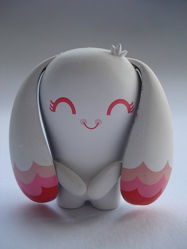 Miss Mishka (chase)  figure by Peskimo, produced by Kidrobot. Front view.
