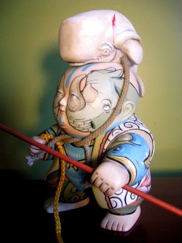 Ningyo Custom figure by Scribe. Front view.