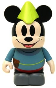The Brave Little Tailor Mickey figure, produced by Disney. Front view.