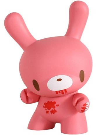 Gloomy Bear Dunny 8 Inch figure by Mori Chack, produced by Kidrobot. Front view.