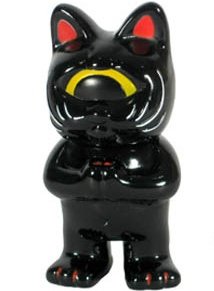 Fortune Kid - Black figure by Mori Katsura, produced by Realxhead. Front view.