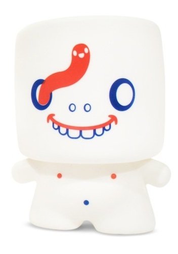 Wormy  figure by 64 Colors, produced by Squibbles Ink & Rotofugi. Front view.
