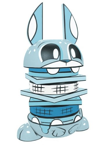 Frozen Burger Bunny - TLS Exclusive  figure by Joe Ledbetter, produced by The Loyal Subjects. Front view.