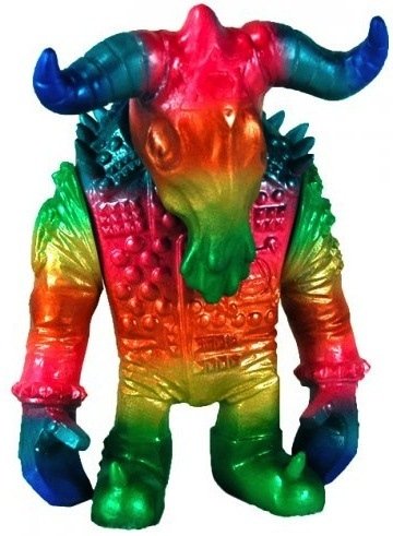 NoFuture - Rainbow figure by Kenth Toy Works, produced by Kenth Toy Works. Front view.
