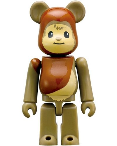 Wicket 70% Be@rbrick figure by Lucasfilm Ltd., produced by Medicom Toy. Front view.