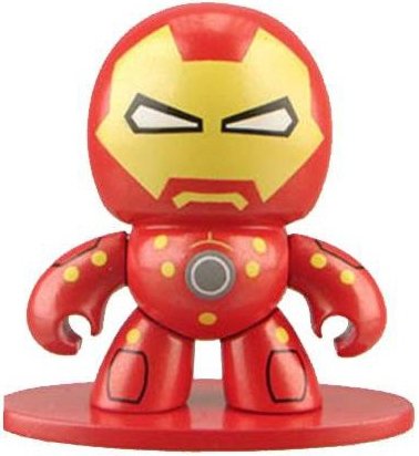 Iron Man Bleeding Edge Armor figure by Marvel, produced by Hasbro. Front view.