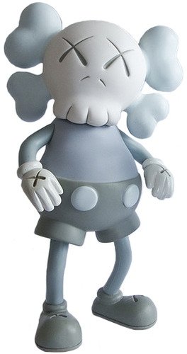 Companion - Mono figure by Kaws, produced by Bounty Hunter (Bxh). Front view.