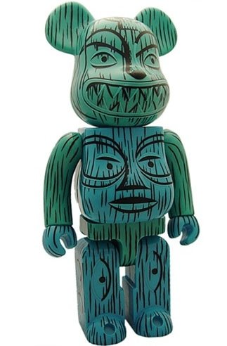 Shag BWWT Be@rbrick 400% figure by Shag, produced by Medicom Toy. Front view.