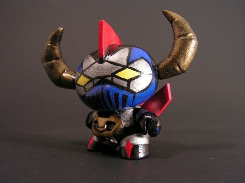Gaiking figure by Monsterforge, produced by Kidrobot. Front view.