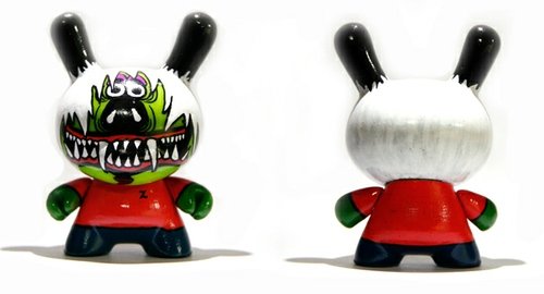 Shabank Nutty Brother figure by Zukaty Vs Sb, produced by Kidrobot. Front view.