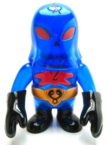 Hood Zombie - Cobra Commander  figure by Brian Flynn, produced by Super7. Front view.