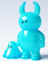 Uamou & Boo - Dazed, Inner Glow Blue figure by Ayako Takagi, produced by Uamou. Front view.
