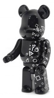 PlayStation 3 Be@rbrick   figure, produced by Medicom Toy. Front view.