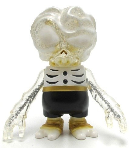 Skull Brain - Champagne  figure by Secret Base, produced by Secret Base. Front view.