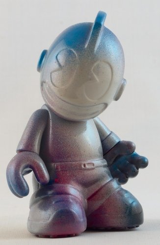 Custom Mascot figure by Fark Fk, produced by Kidrobot. Front view.