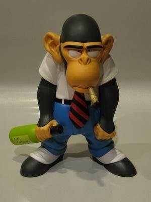 Monkey Boy - OG figure by Frank Cho, produced by Mindstyle. Front view.