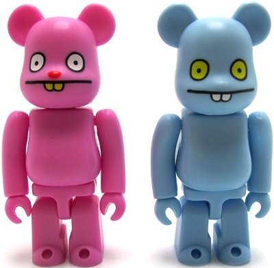 Trunko & Babo Be@rbrick 100% Set figure by David Horvath, produced by Medicom Toy. Front view.