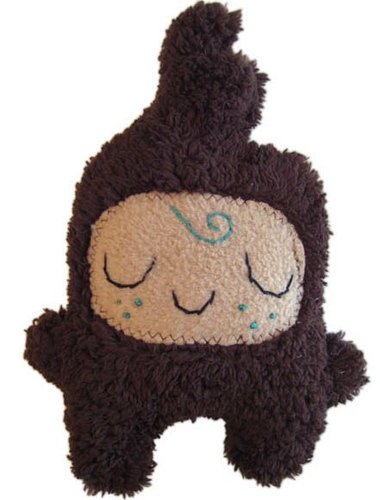 Fudgey Brown figure by Anna Chambers. Front view.