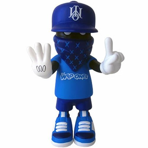 The Bandit - Tsunami Blue figure by Maxx242, produced by Tsurt. Front view.