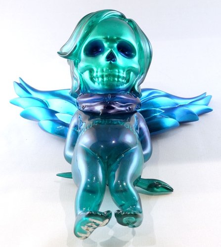 Salvation Ink - Blue Topheroy figure by Topheroy, produced by Secret Base. Front view.