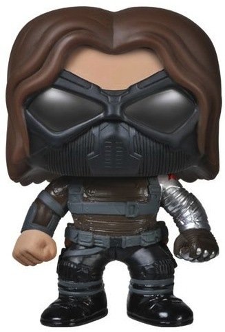 POP! Captain America: The Winter Soldier - Winter Soldier With Goggles figure by Marvel, produced by Funko. Front view.