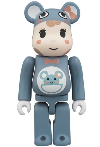 Rat-chan Mama Be@rbrick 100% figure by Etsuko Mizusawa, produced by Medicom Toy. Front view.